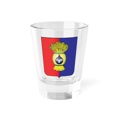 Coat of arms of Ipatovsky rayon Stavropol krai (Russia) (Coat of Arms) Shot Glass 1.5oz