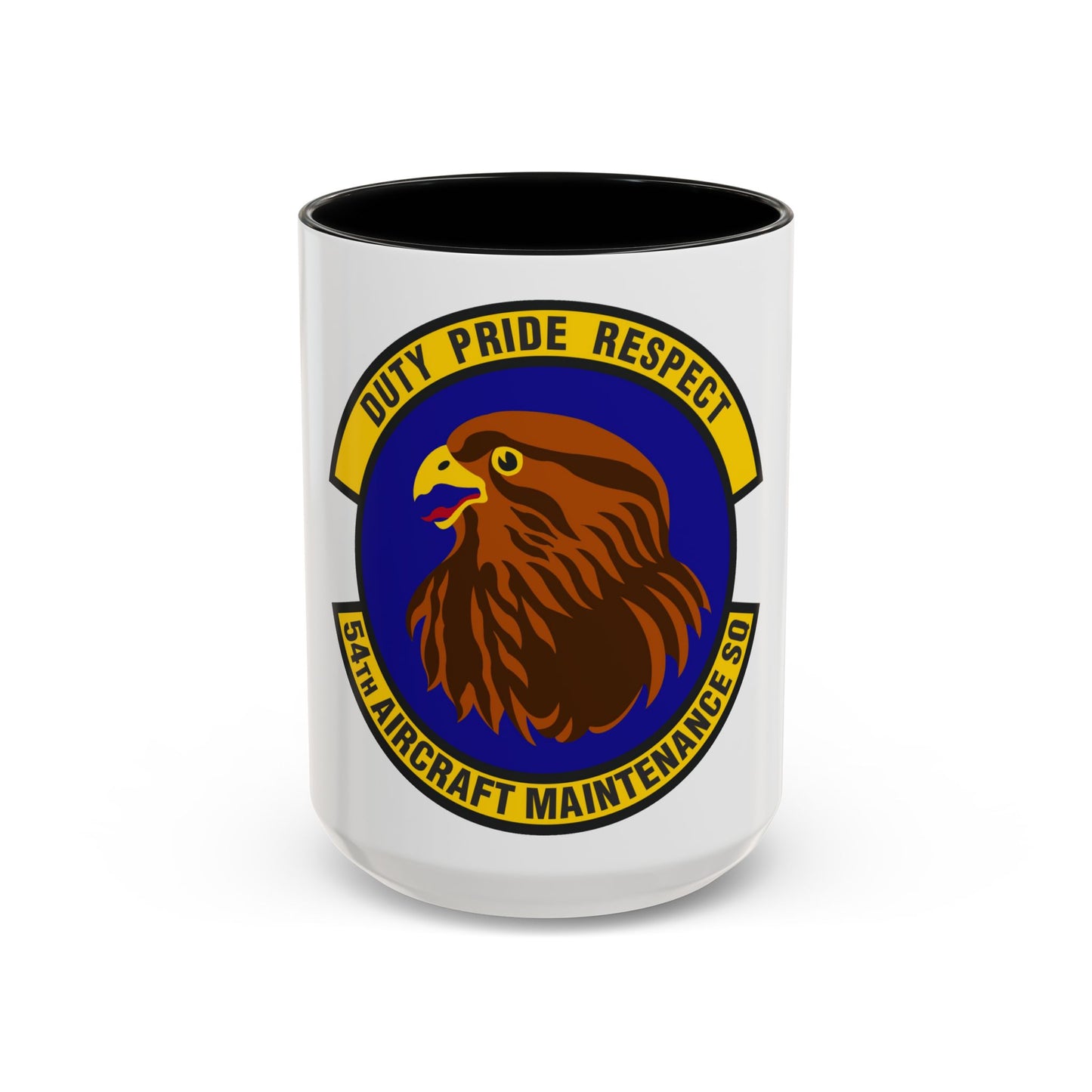 54 Aircraft Maintenance Squadron AETC (U.S. Air Force) Accent Coffee Mug