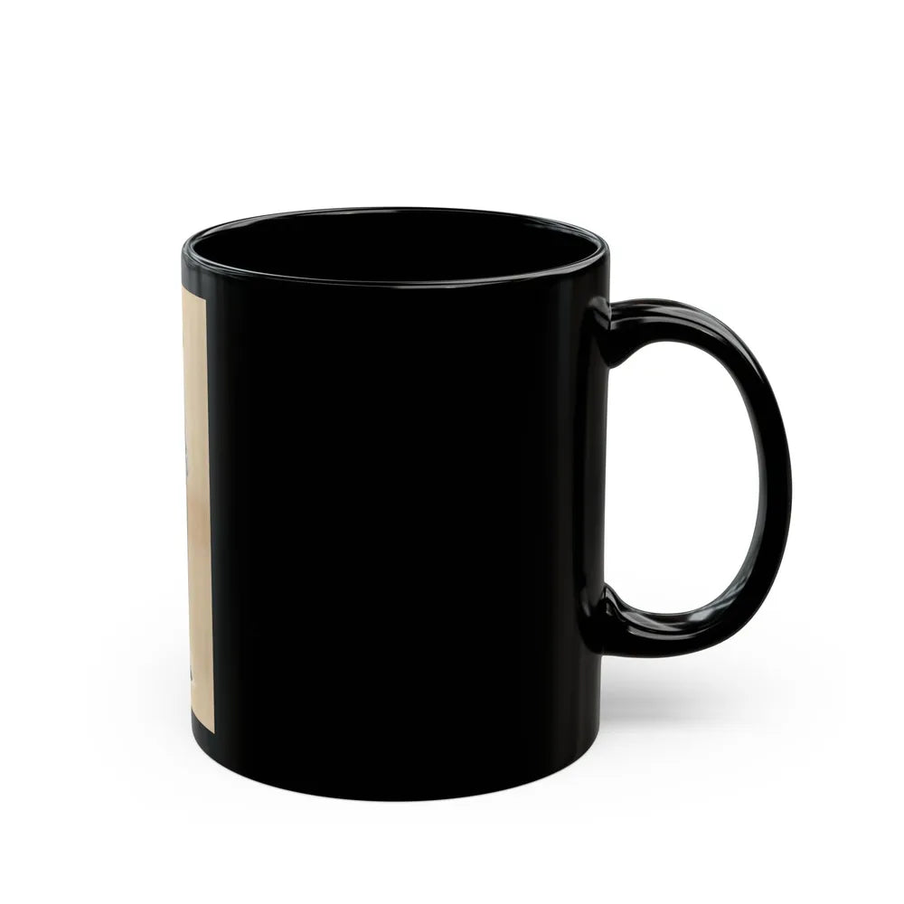 Farmer with his Pipe - Black Coffee Mug-Go Mug Yourself