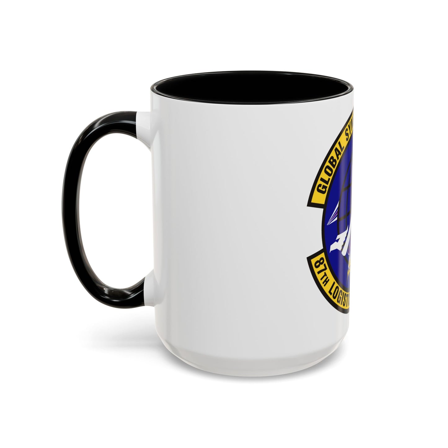 87 Logistics Readiness Squadron AMC (U.S. Air Force) Accent Coffee Mug
