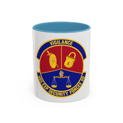 405th Expeditionary Security Forces Squadron (U.S. Air Force) Accent Coffee Mug
