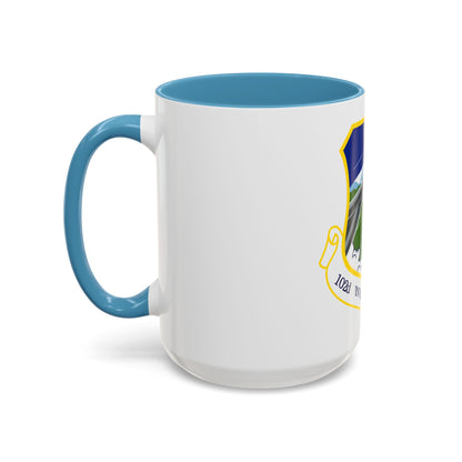 1014px 102nd Intelligence Wing emblem (U.S. Air Force) Accent Coffee Mug