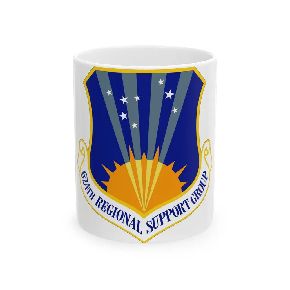 624th Regional Support Group (U.S. Air Force) White Coffee Mug-11oz-Go Mug Yourself