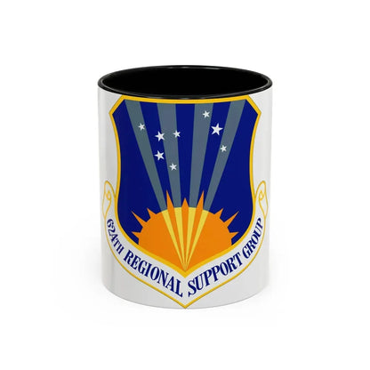 624th Regional Support Group (U.S. Air Force) Accent Coffee Mug 11oz Black - Go Mug Yourself