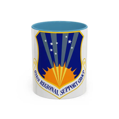 624th Regional Support Group (U.S. Air Force) Accent Coffee Mug 11oz Light Blue - Go Mug Yourself