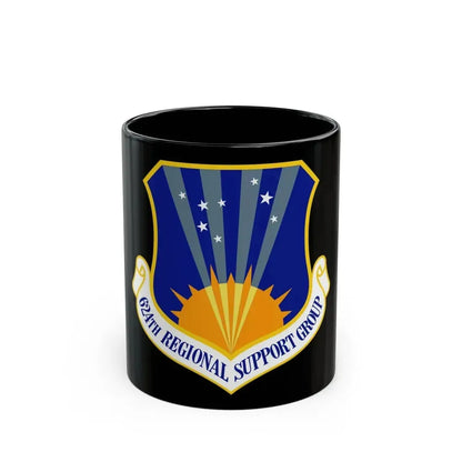 624th Regional Support Group (U.S. Air Force) Black Coffee Mug 11oz - Go Mug Yourself