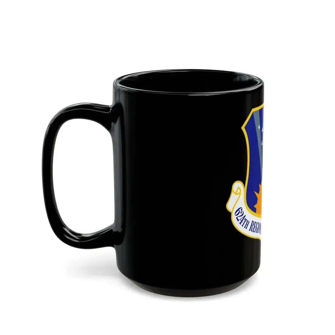 624th Regional Support Group (U.S. Air Force) Black Coffee Mug - Go Mug Yourself