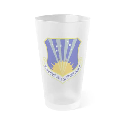 624th Regional Support Group (U.S. Air Force) Frosted Pint Glass 16oz 16oz Frosted - Go Mug Yourself