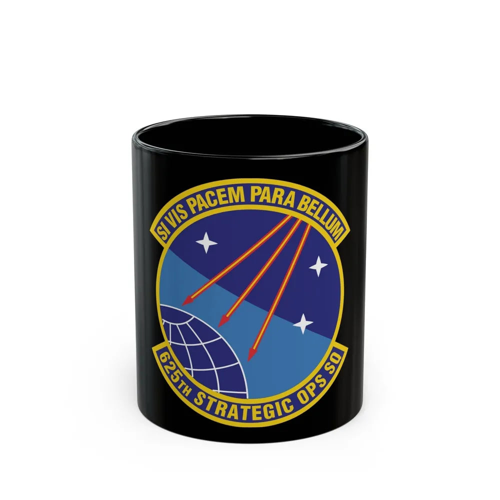 625 Strategic Operations Sq AFGSC (U.S. Air Force) Black Coffee Mug-11oz-Go Mug Yourself