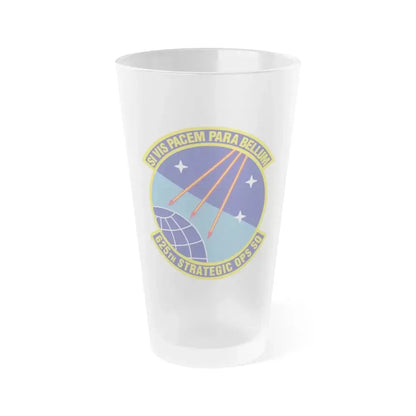 625 Strategic Operations Sq AFGSC (U.S. Air Force) Frosted Pint Glass 16oz 16oz Frosted - Go Mug Yourself