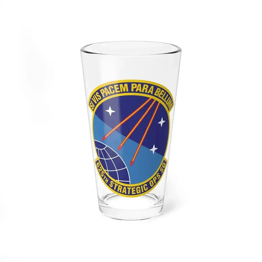 625 Strategic Operations Sq AFGSC (U.S. Air Force) Pint Glass 16oz 16oz - Go Mug Yourself