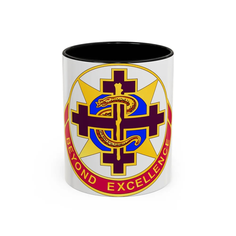 6250 US Hospital (U.S. Army) Accent Coffee Mug-11oz-Black-Go Mug Yourself