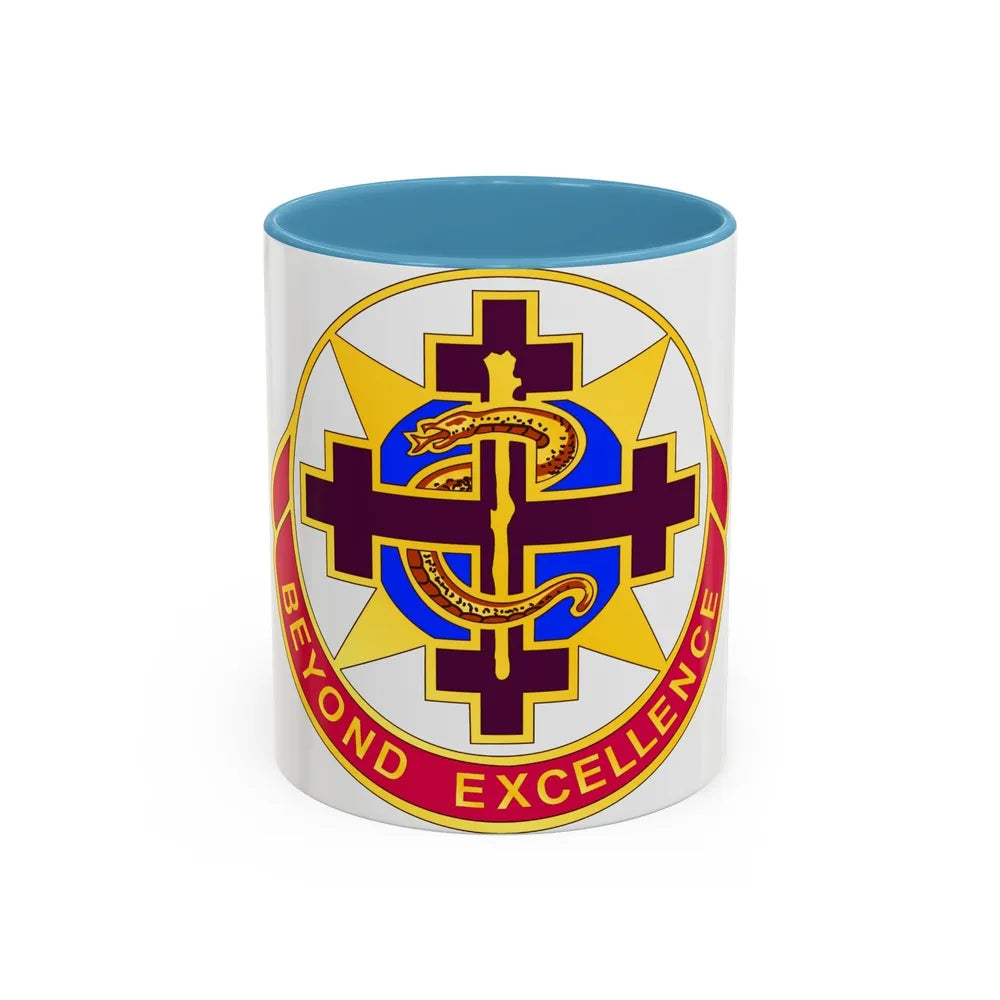 6250 US Hospital (U.S. Army) Accent Coffee Mug-11oz-Light Blue-Go Mug Yourself