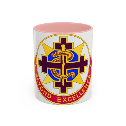 6250 US Hospital (U.S. Army) Accent Coffee Mug-11oz-Pink-Go Mug Yourself