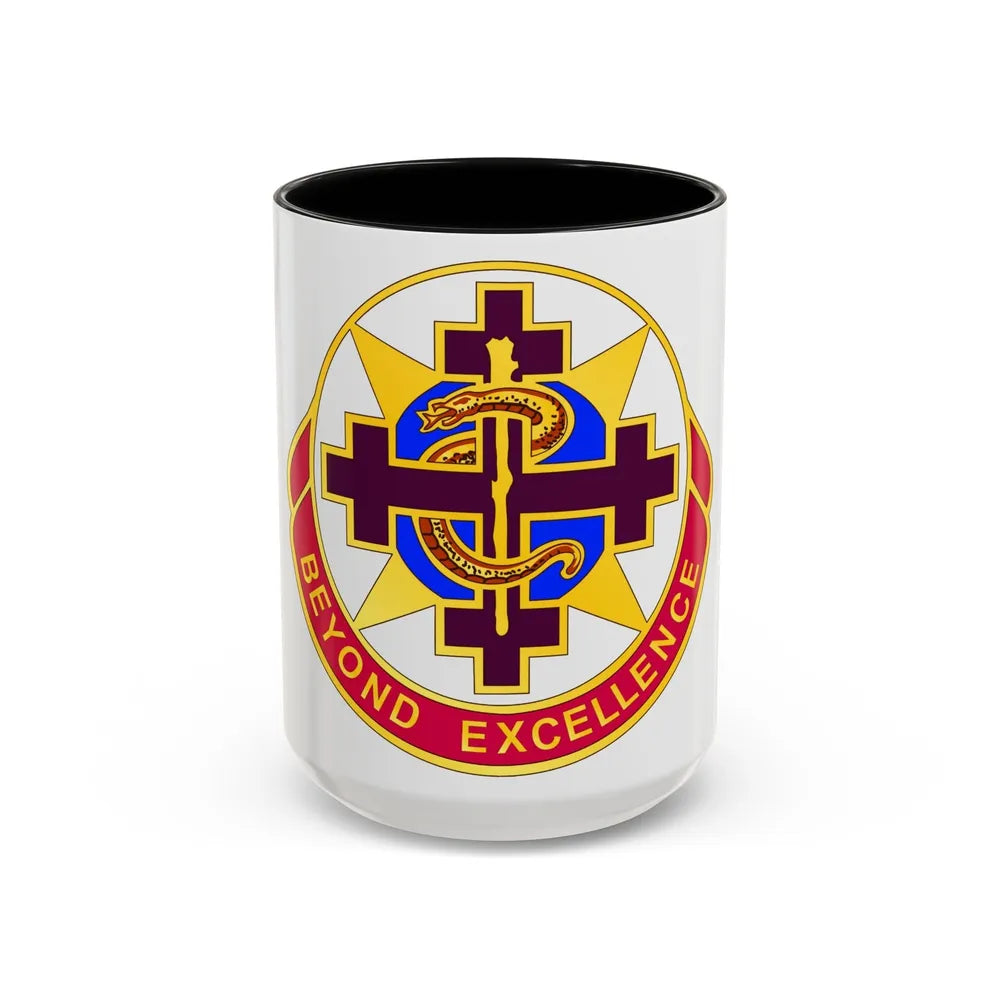 6250 US Hospital (U.S. Army) Accent Coffee Mug-15oz-Black-Go Mug Yourself