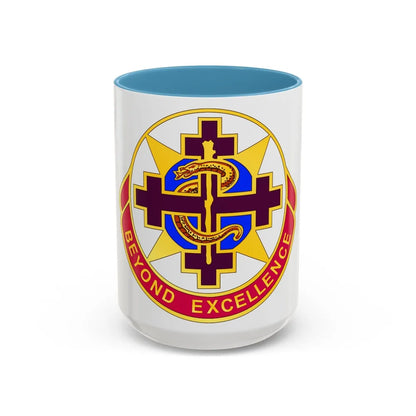 6250 US Hospital (U.S. Army) Accent Coffee Mug-15oz-Light Blue-Go Mug Yourself