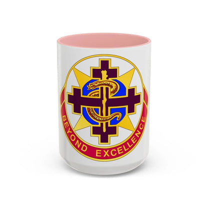 6250 US Hospital (U.S. Army) Accent Coffee Mug-15oz-Pink-Go Mug Yourself