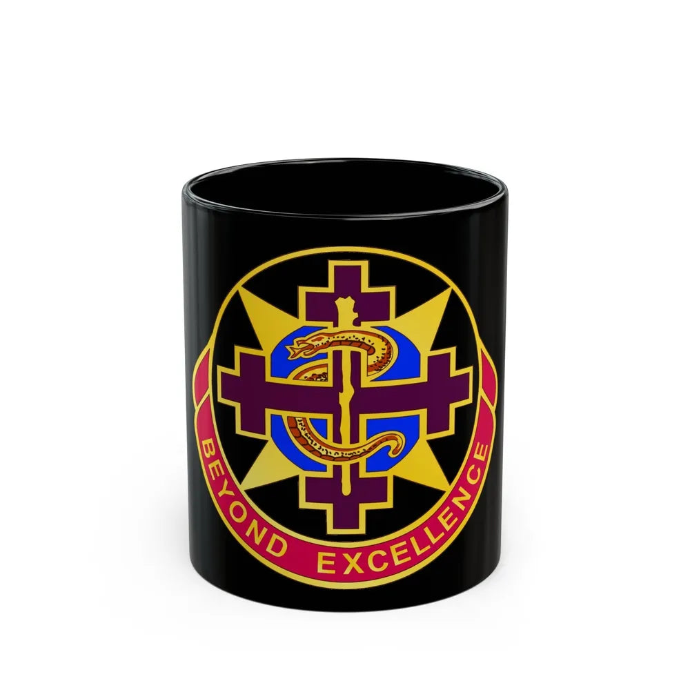 6250 US Hospital (U.S. Army) Black Coffee Mug-11oz-Go Mug Yourself