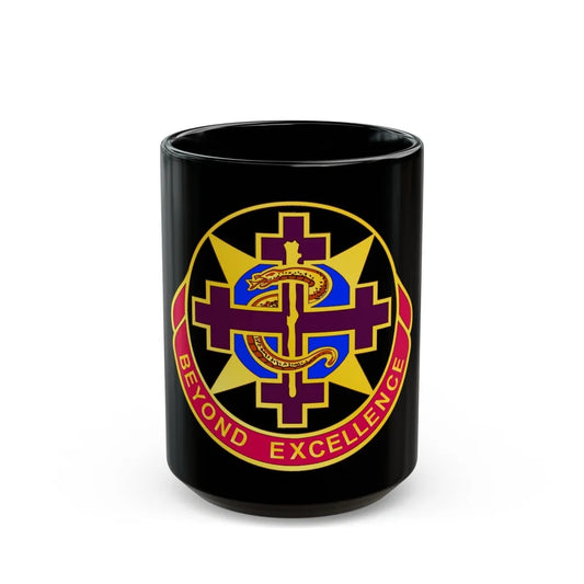 6250 US Hospital (U.S. Army) Black Coffee Mug-15oz-Go Mug Yourself