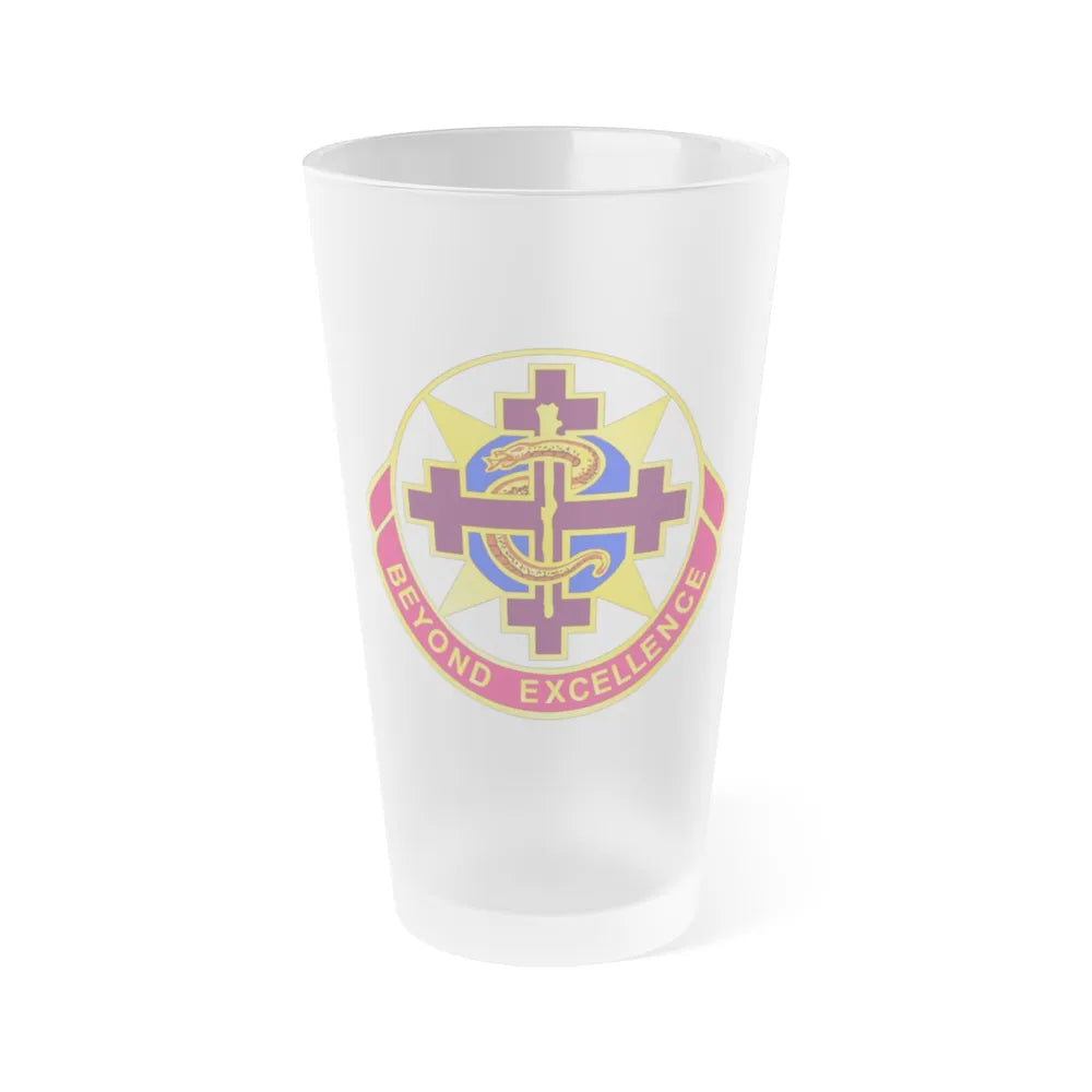 6250 US Hospital (U.S. Army) Frosted Pint Glass 16oz-Go Mug Yourself