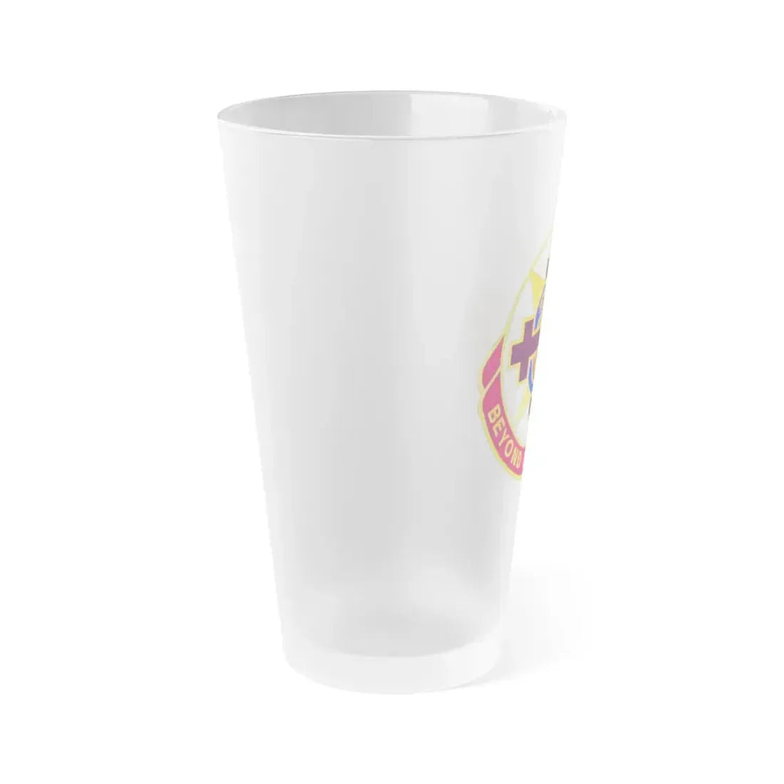 6250 US Hospital (U.S. Army) Frosted Pint Glass 16oz - Go Mug Yourself
