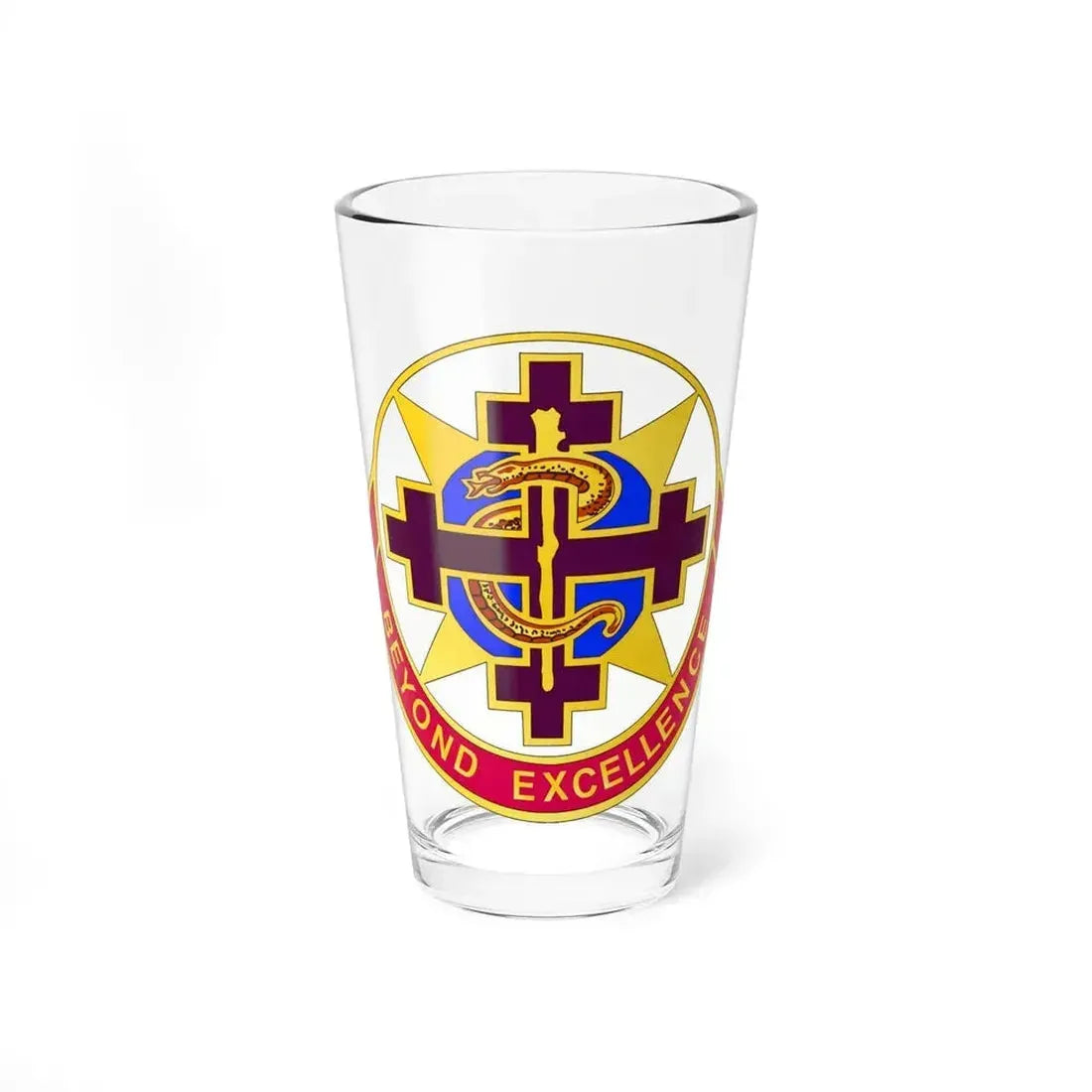 6250 US Hospital (U.S. Army) Pint Glass 16oz 16oz - Go Mug Yourself