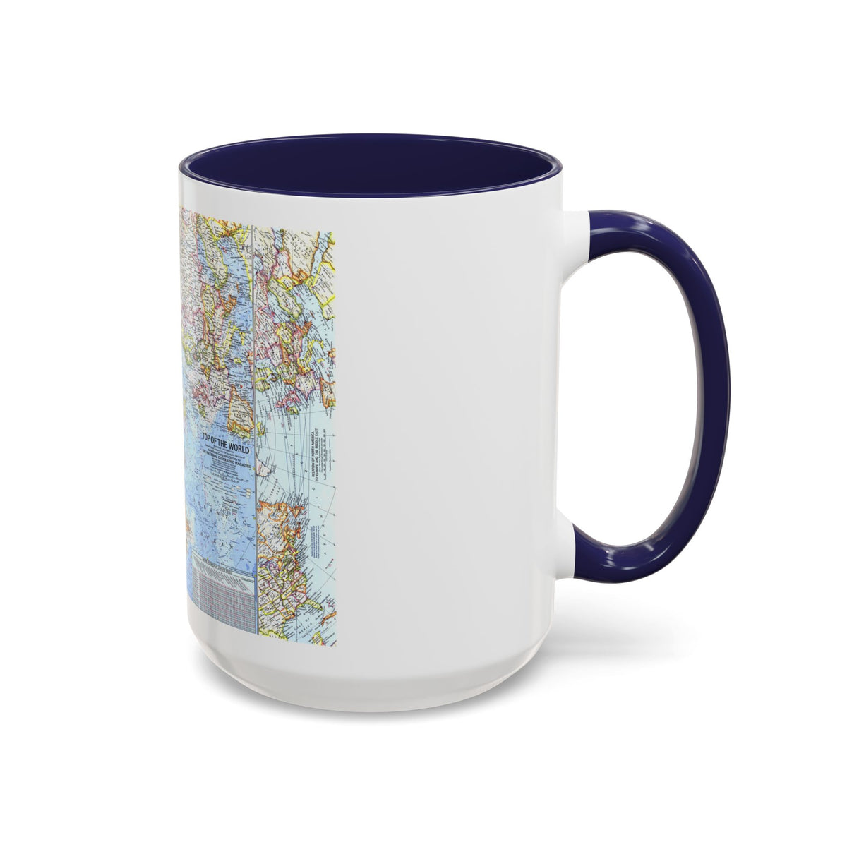 Top Of The World (1965) (Map) Accent Coffee Mug