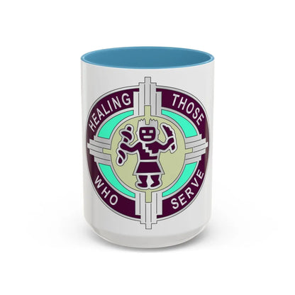 6251 US Hospital (U.S. Army) Accent Coffee Mug-15oz-Light Blue-Go Mug Yourself