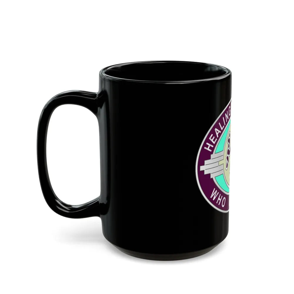 6251 US Hospital (U.S. Army) Black Coffee Mug-Go Mug Yourself