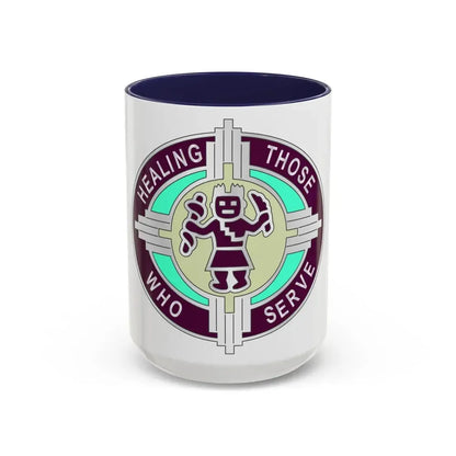 6251 US Hospital (U.S. Army) Accent Coffee Mug 15oz Navy - Go Mug Yourself