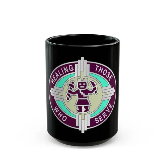 6251 US Hospital (U.S. Army) Black Coffee Mug 15oz - Go Mug Yourself