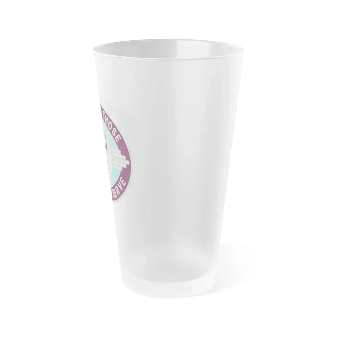 6251 US Hospital (U.S. Army) Frosted Pint Glass 16oz - Go Mug Yourself