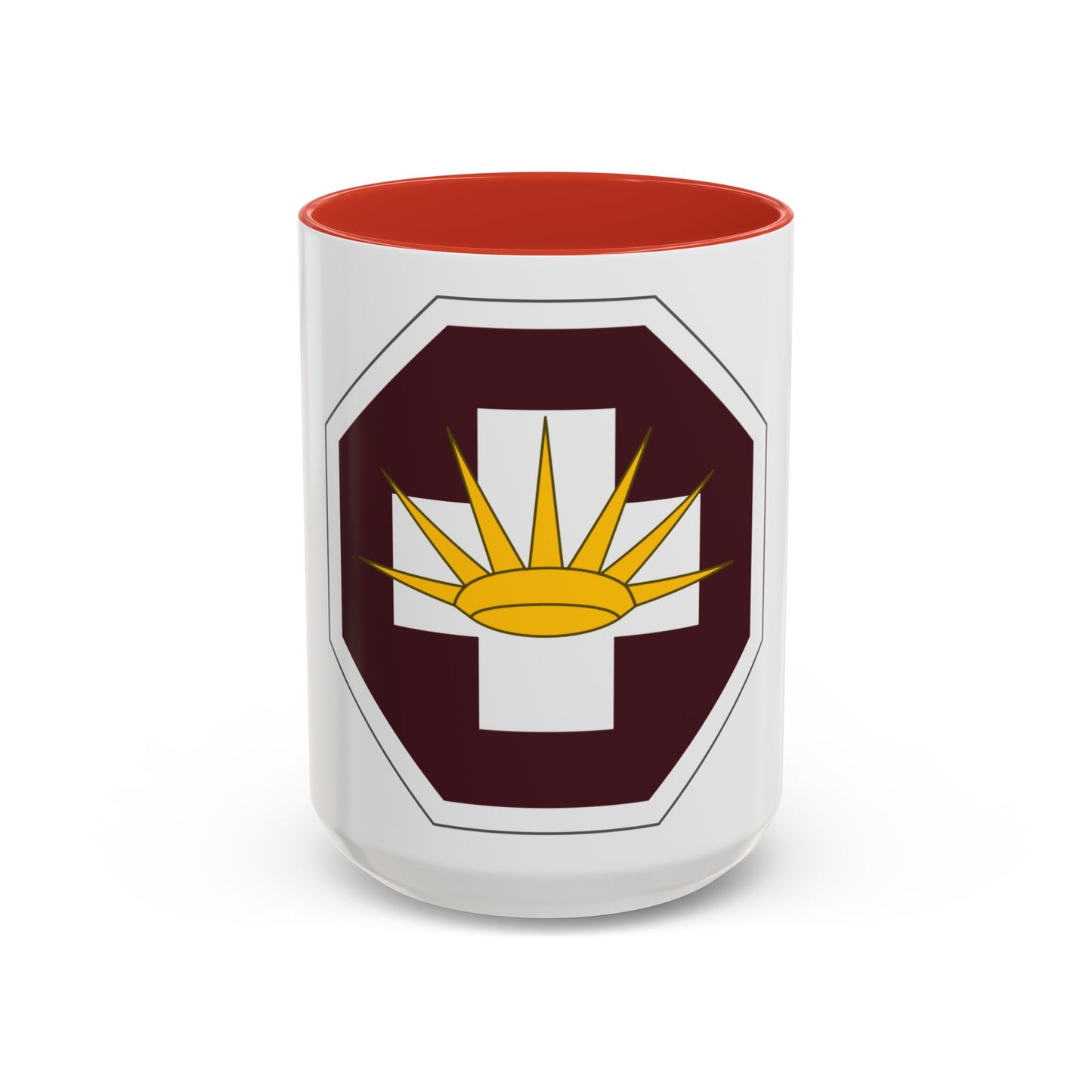 8 Medical Brigade (U.S. Army) Accent Coffee Mug