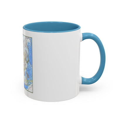 Asia (1971) (Map) Accent Coffee Mug