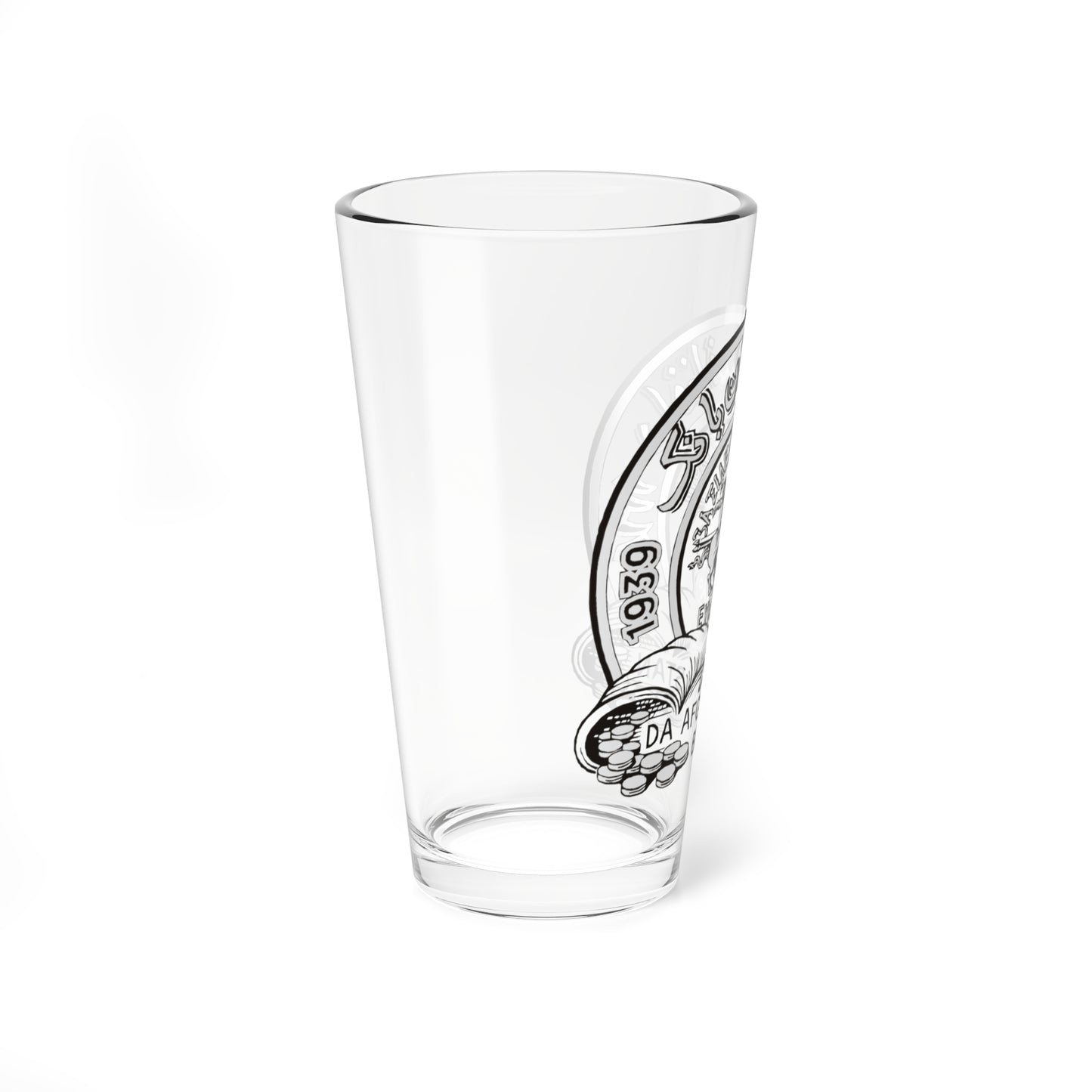 Da Afghanistan Bank Logo (Afghanistan) (Coat of Arms) Pint Glass 16oz