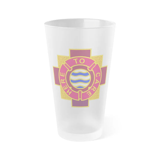 6253 US Hospital (U.S. Army) Frosted Pint Glass 16oz-Go Mug Yourself