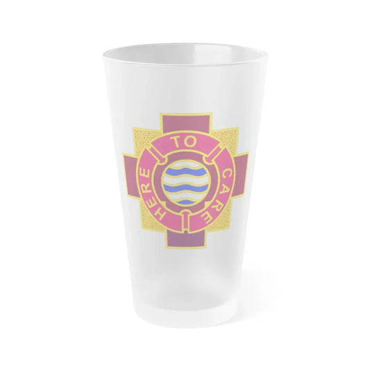 6253 US Hospital (U.S. Army) Frosted Pint Glass 16oz Default Title - Go Mug Yourself