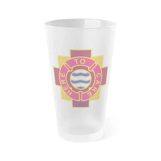 6253 US Hospital (U.S. Army) Frosted Pint Glass 16oz Default Title - Go Mug Yourself