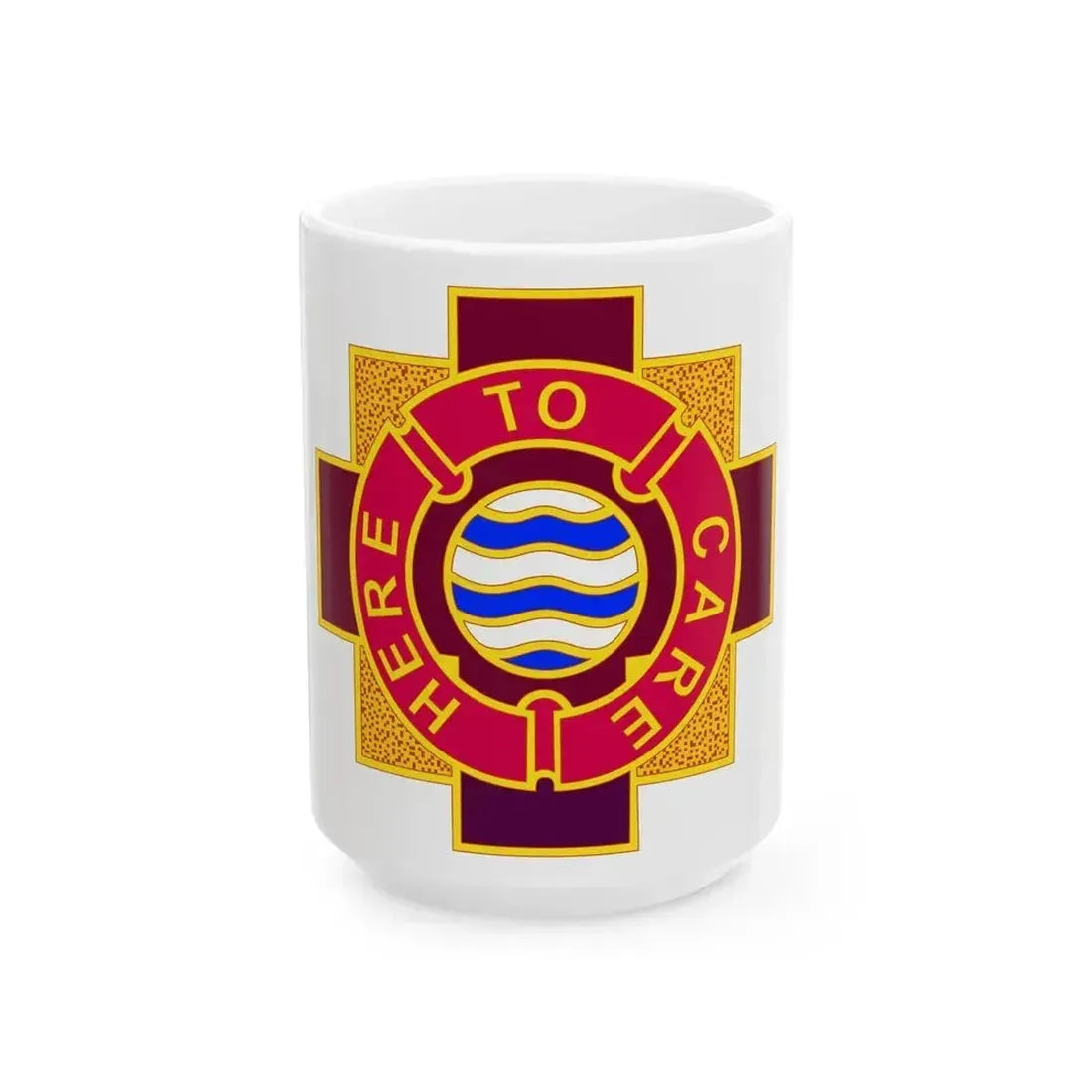 6253 US Hospital (U.S. Army) White Coffee Mug 15oz - Go Mug Yourself