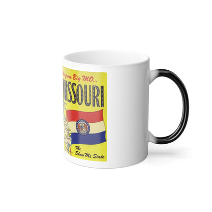 Hello from big MO Missouri (Greeting Postcards) Color Changing Mug 11oz