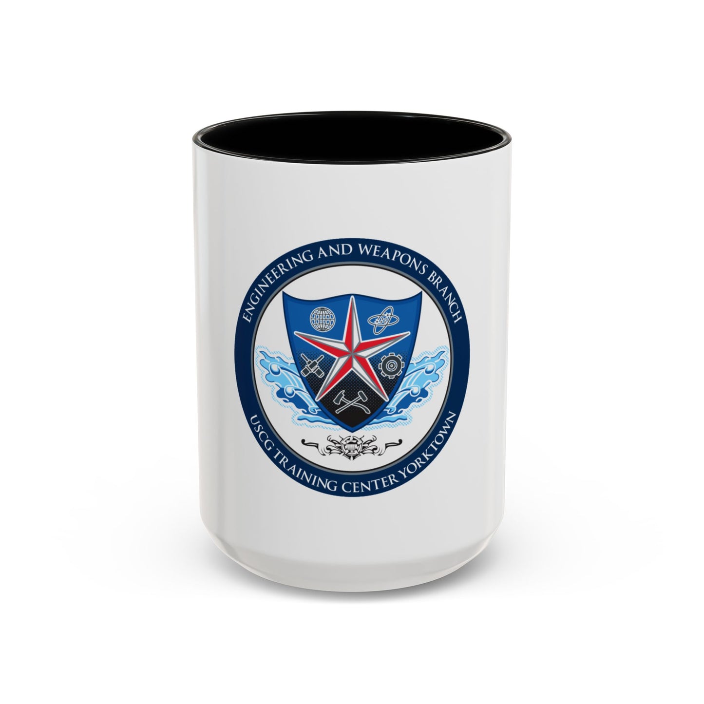 USCGC Training Yorktown (U.S. Coast Guard) Accent Coffee Mug
