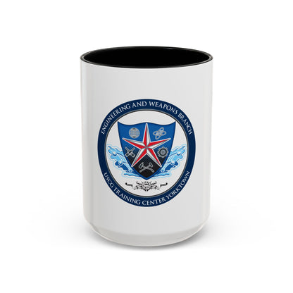 USCGC Training Yorktown (U.S. Coast Guard) Accent Coffee Mug
