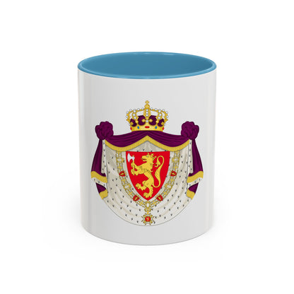 Greater royal coat of arms of Norway - Accent Coffee Mug