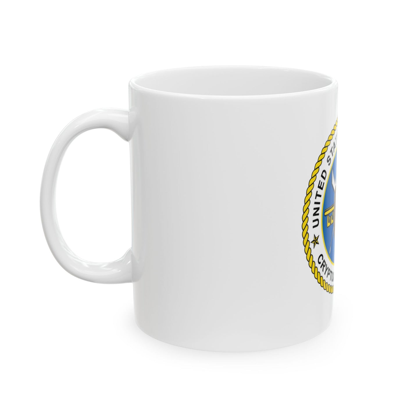 USCG Cryptologic Group (U.S. Coast Guard) White Coffee Mug