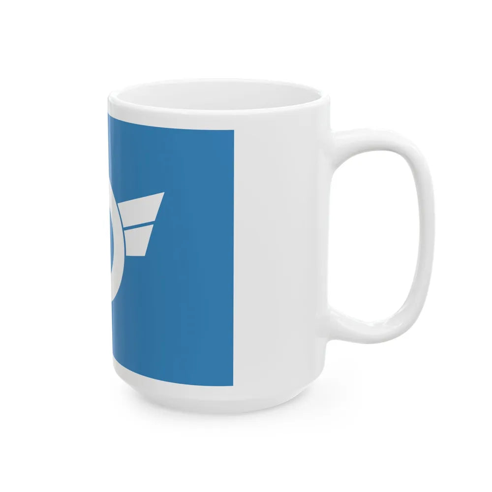 Flag of Shiga Prefecture Japan - White Coffee Mug-Go Mug Yourself