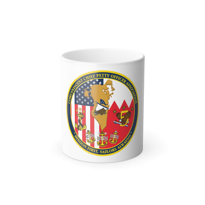 COMUSNAVCENT CPO Assoc COMUSNAVCENT CPO Assoc US Naval Forces Central Command Chief Petty Officer Association (U.S. Navy) Color Changing Mug 11oz