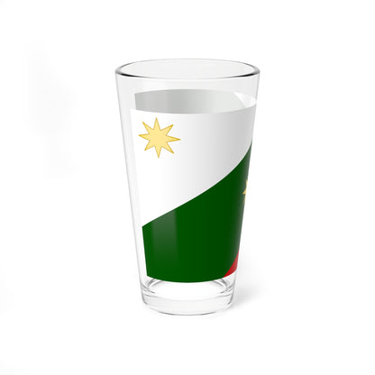 Bandera de las Tres Garantías (Mexico) Pint Glass 16oz