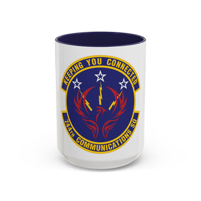 744th Communications Squadron (U.S. Air Force) Accent Coffee Mug