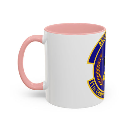 11th Comptroller Squadron (U.S. Air Force) Accent Coffee Mug