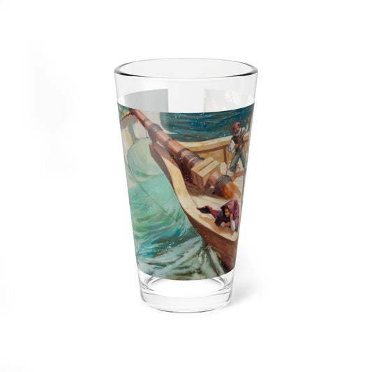 Squanto and the Miracle of Thanksgiving, interior illustrations (21), 2012 (Magazine Illustration) Pint Glass 16oz